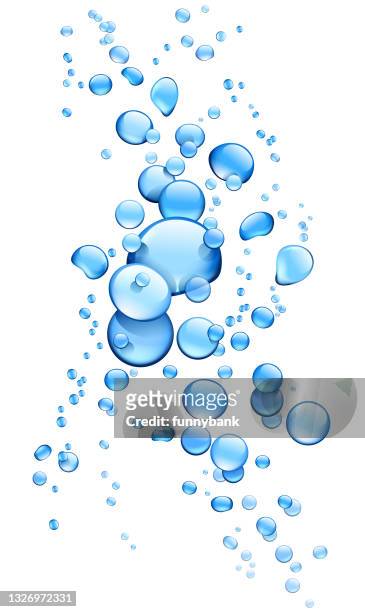 underwater - water splash stock illustrations