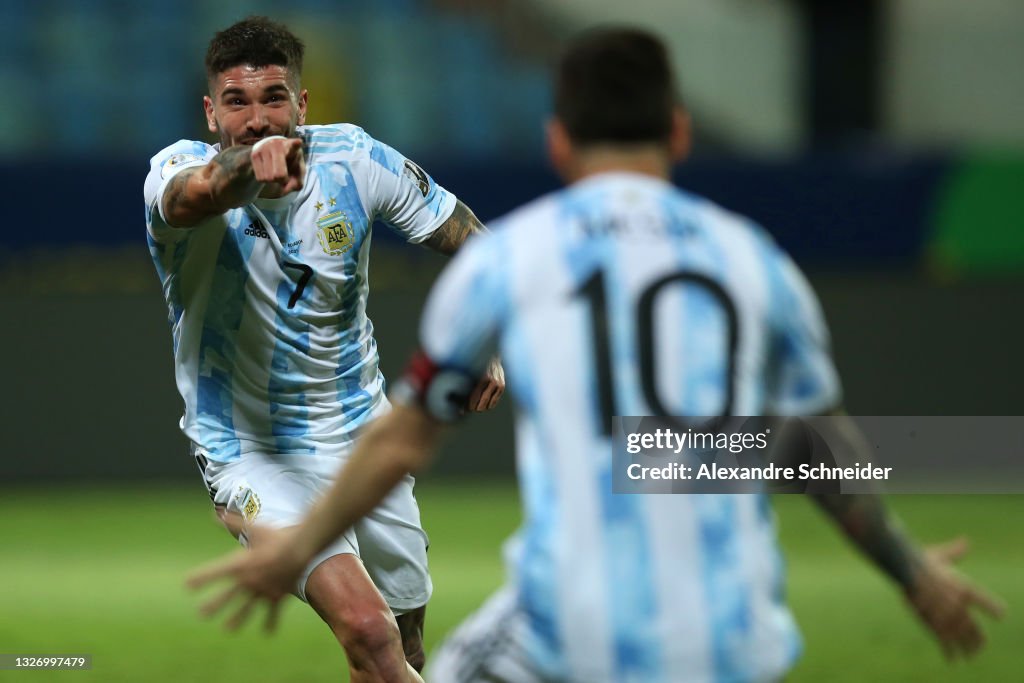 Argentina v Ecuador: Quarterfinal - Copa America Brazil 2021