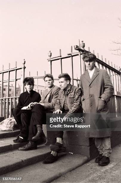 Echo & the Bunnymen, Ha'penny Bridge, Dublin 3/31/82.