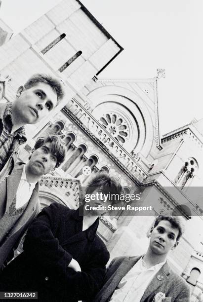 Echo & the Bunnymen, outside St Ann's Church, Dublin 3/31/82.