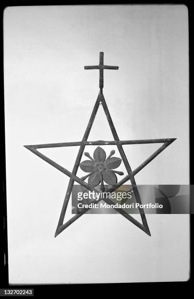 Italy, Lazio, Rome, San Carlo alle Quattro fontane. Modern copy executed by the Environmental and Architectural Service of Rome on the occasion of...