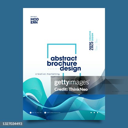 Vector Brochure Flyer design Layout Waves template Vector Brochure Flyer design Layout Waves template