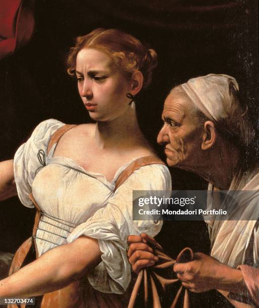Italy, Lazio, Rome, National Gallery of Ancient Art, Palazzo Barberini. Detail. Judith old maid.
