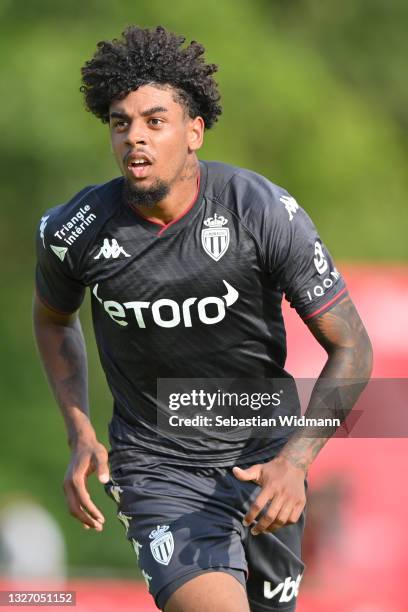 Willem Geubbels of AS Monaco looks on during the Pre-Season Friendly match between FC Red Bull Salzburg and AS Monaco at Maximarkt Sportpark on July...