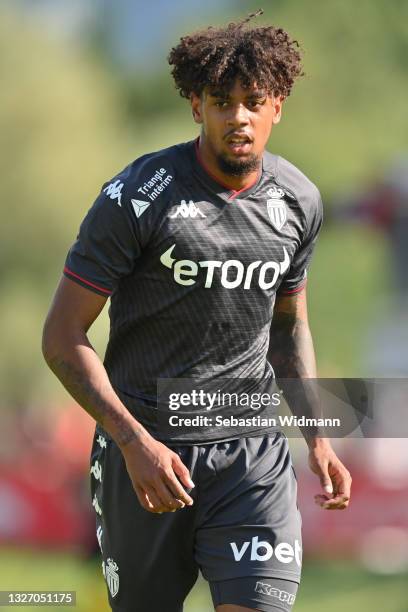 Willem Geubbels of AS Monaco looks on during the Pre-Season Friendly match between FC Red Bull Salzburg and AS Monaco at Maximarkt Sportpark on July...