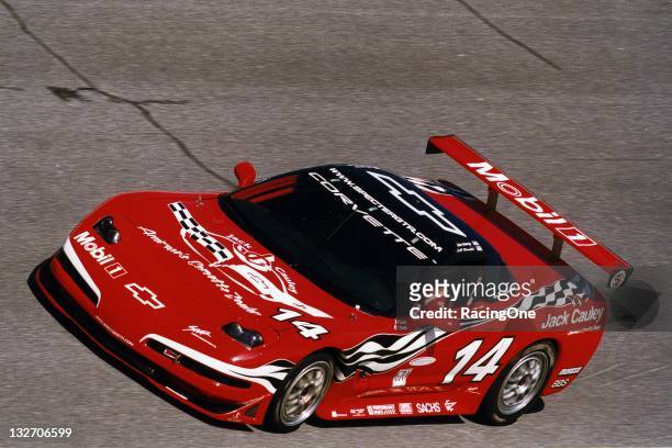 This Corvette ran at Daytona International Speedway in the Rolex 24 at Daytona. The car was driven by R. K. Smith, Jeff Nowicki, Bill Lester and John...