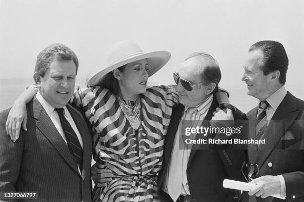 Actress Barbara Carrera during a photocall at the Cannes Film Festival, France, May 1984.