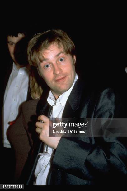 Actor Ardal O'Hanlon photographed at the BAFTA Film and Television Awards at the Royal Albert Hall in London on April 29, 1997.