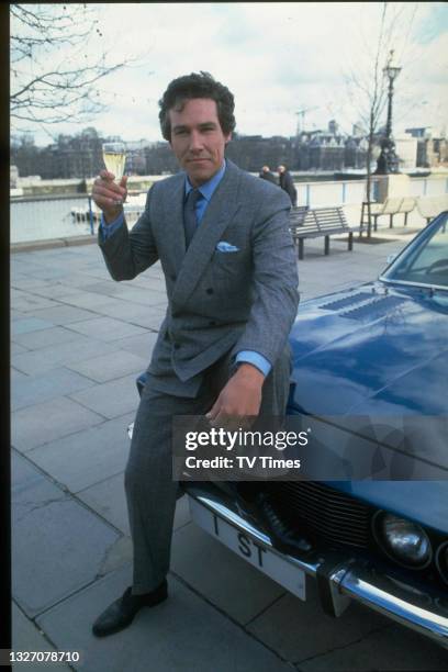 Simon Dutton Model Actor Simon Dutton in character as Simon Templar in television movie ...