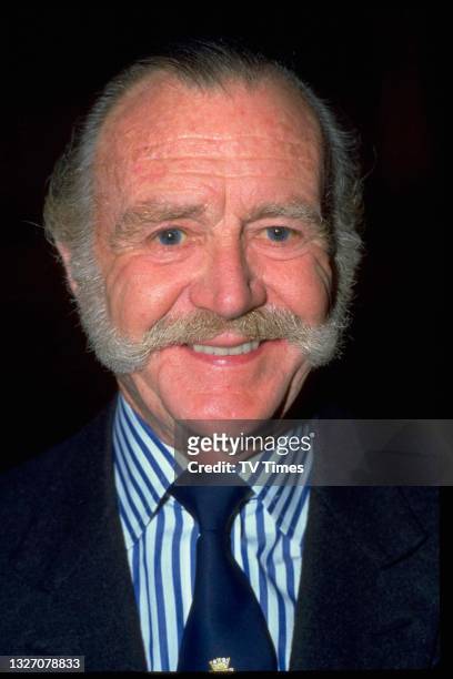 Actor Sir John Mills, known for his roles in films such as Great Expectations and Ice Cold In Alex, circa 1984.