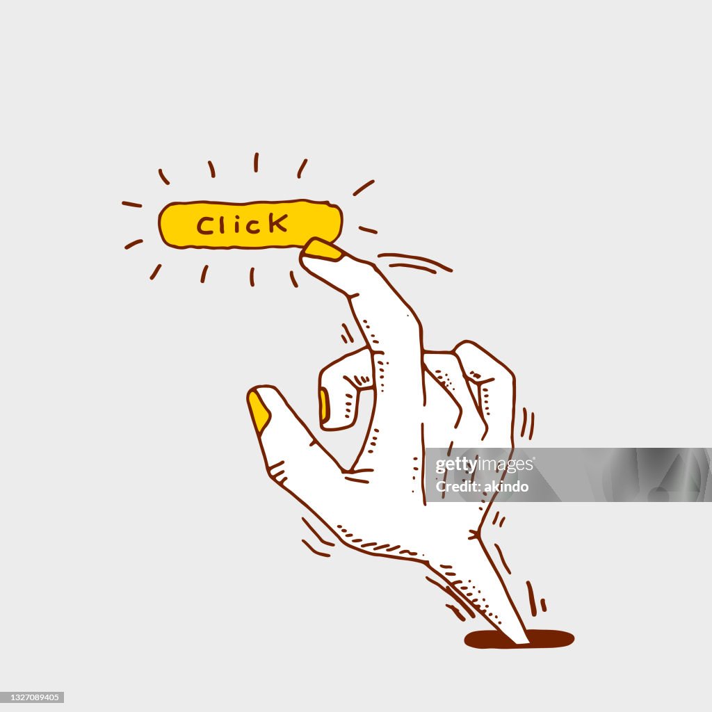 Push The Button High-Res Vector Graphic - Getty Images