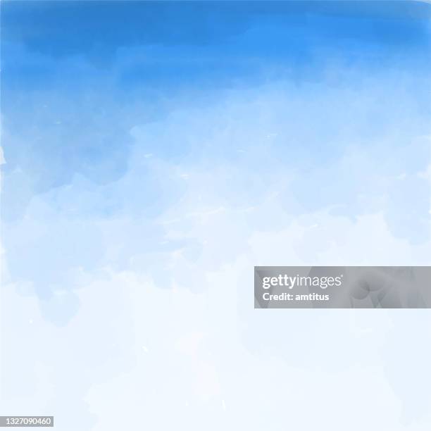 blue wash - painterly effect stock illustrations