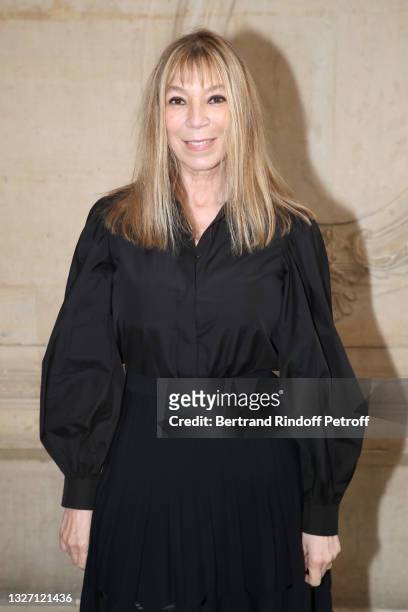 Victoire de Castellane attends the Christian Dior Haute Couture Fall/Winter 2021/2022 show as part of Paris Fashion Week on July 05, 2021 in Paris,...