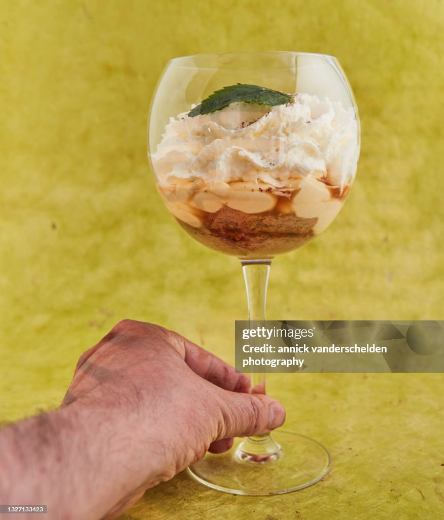 Tiramisu with ladyfingers