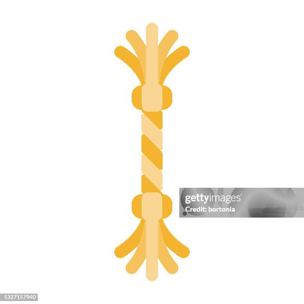 dog rope toy icon - dog knots stock illustrations