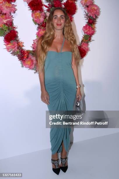 Alexia Niedzielski attends Louis Vuitton Parfum hosts dinner at Fondation Louis Vuitton on July 05, 2021 in Paris, France.