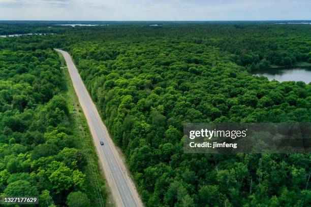 hardy lake provincial park at highway 169 in muskoka lakes, torrance, canada - ontario canada 個照片及圖片檔