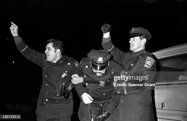 Violence erupted outside the Northeastern University auditorium where conservative figure S.I. Hayakawa was giving a speech as students and police...