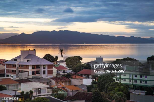 late afternoon in florianópolis. - florianópolis imagens e fotografias de stock