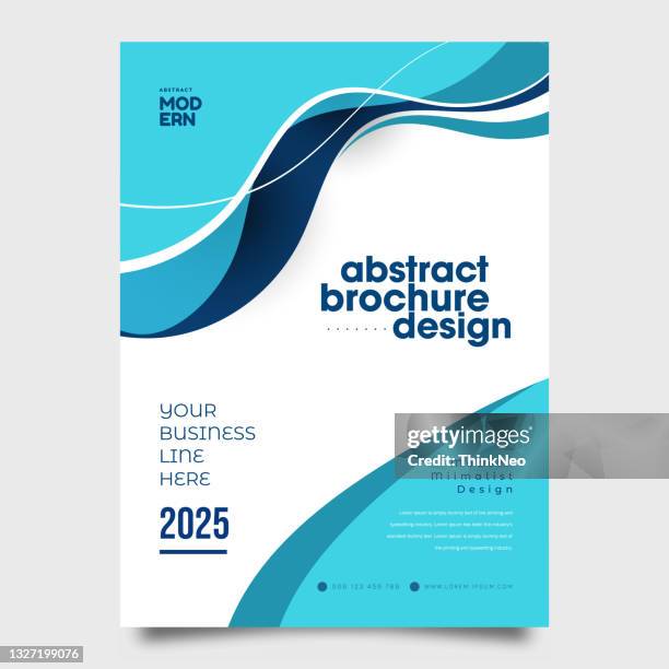 brochure template. flyer design, leaflet cover for business presentations, magazine covers, posters, booklets, banners - annual report cover stock illustrations