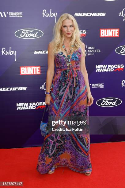 German presenter Sonya Kraus attends the Bunte New Faces Award Style on July 5, 2021 in Frankfurt am Main, Germany.