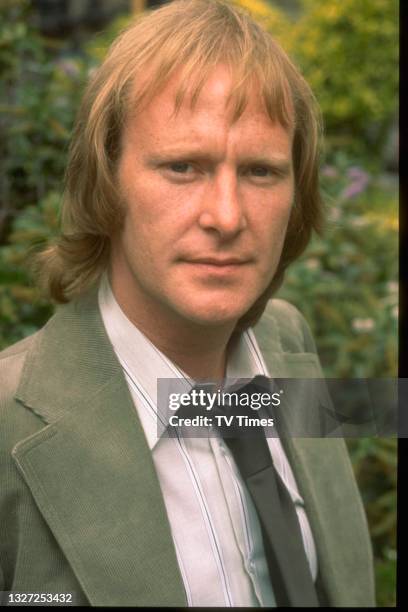 Actor Dennis Waterman in character as George Carter in The Sweeney episode 'Messenger Of The Gods', circa 1978.