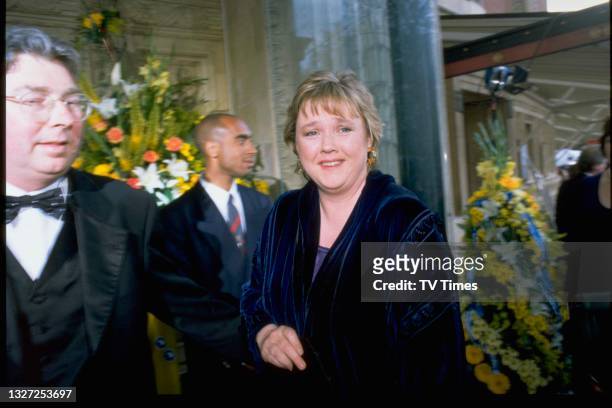 Actress Pauline Quirke photographed at the BAFTA Film and Television Awards at the Royal Albert Hall in London on April 29, 1997.