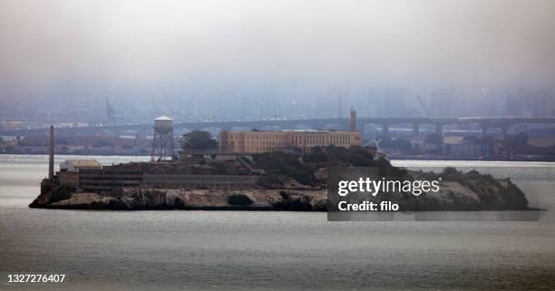 alcatraz island - escape from alcatraz stock-fotos und bilder