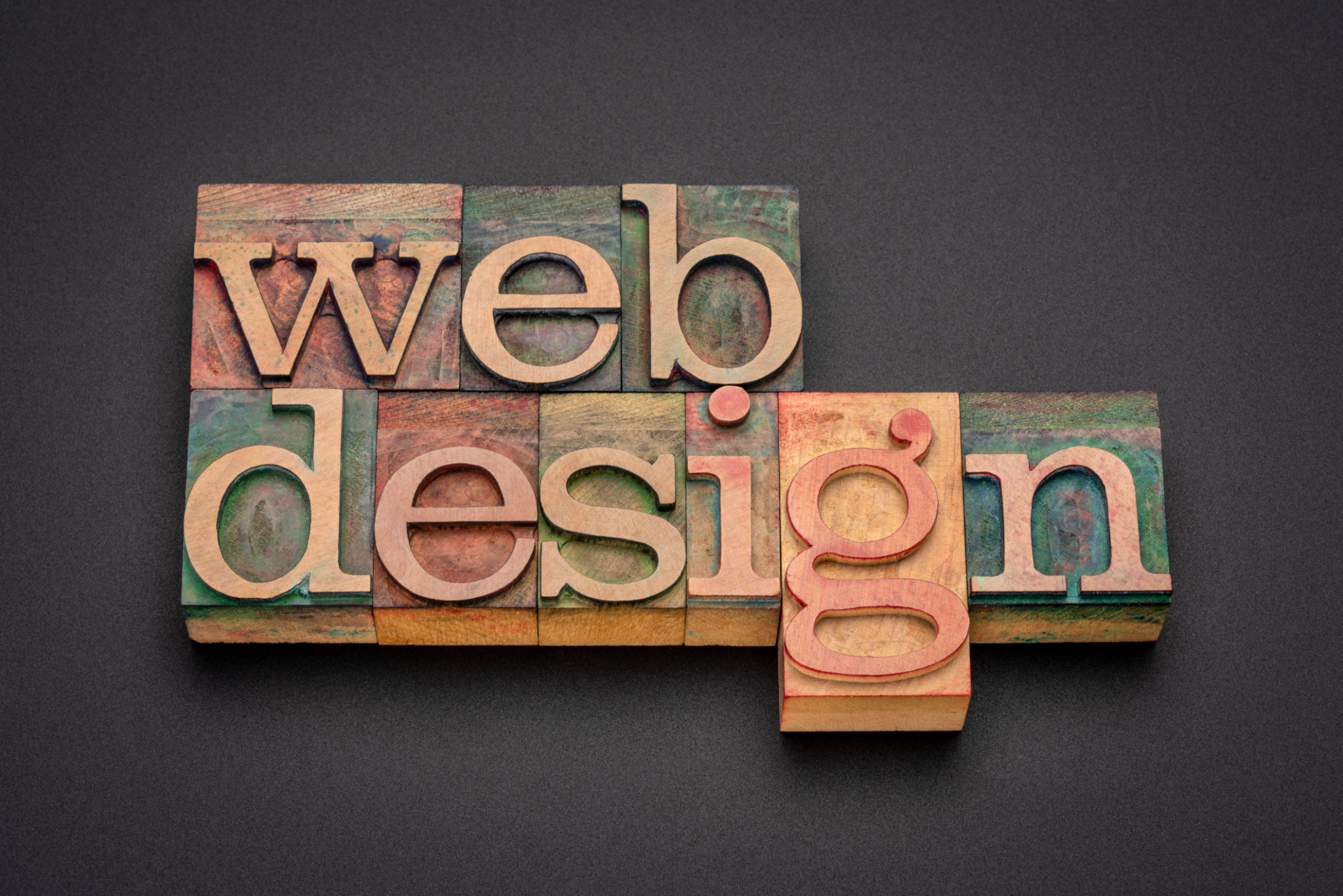 bold typography web design