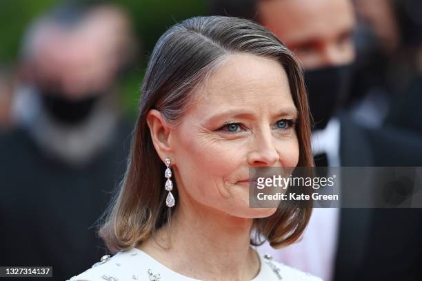 Jodie Foster attends the "Annette" screening and opening ceremony during the 74th annual Cannes Film Festival on July 06, 2021 in Cannes, France.