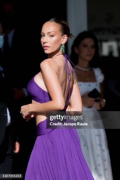 Ester Exposito is seen during the 74th annual Cannes Film Festival at on July 06, 2021 in Cannes, France.