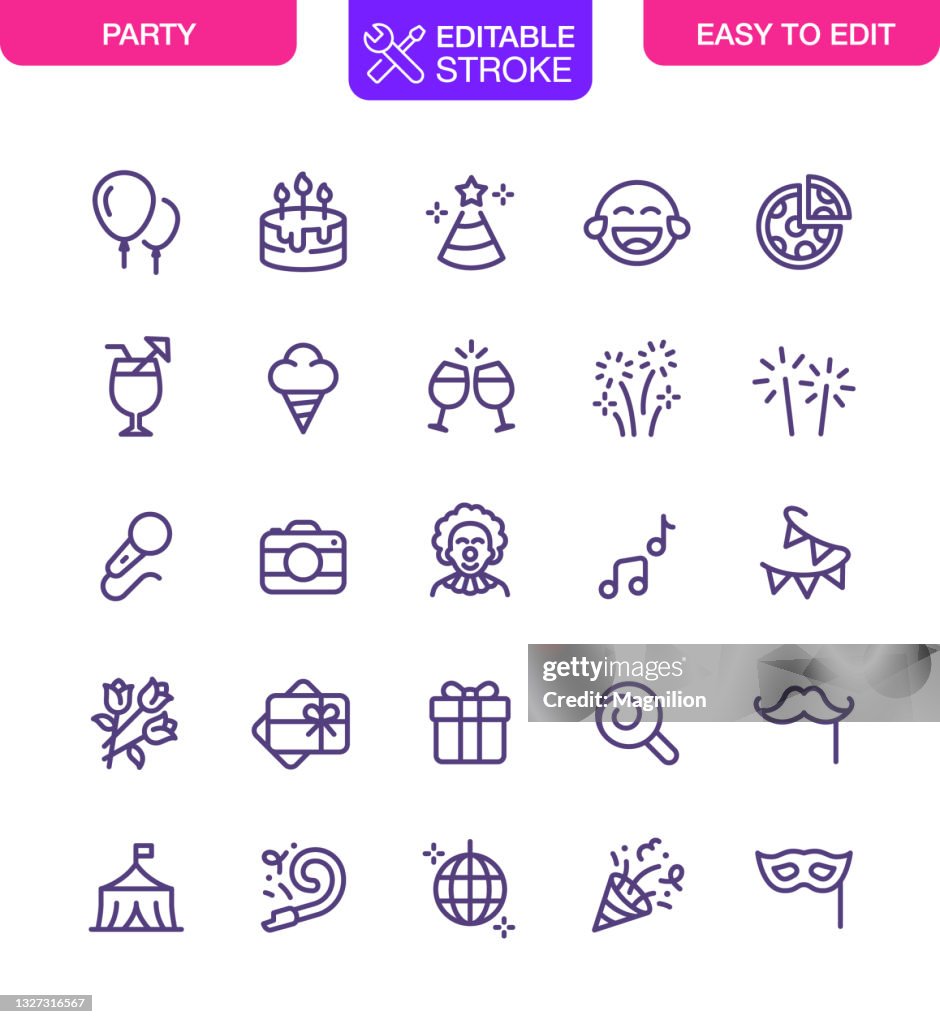 Party Icons Set