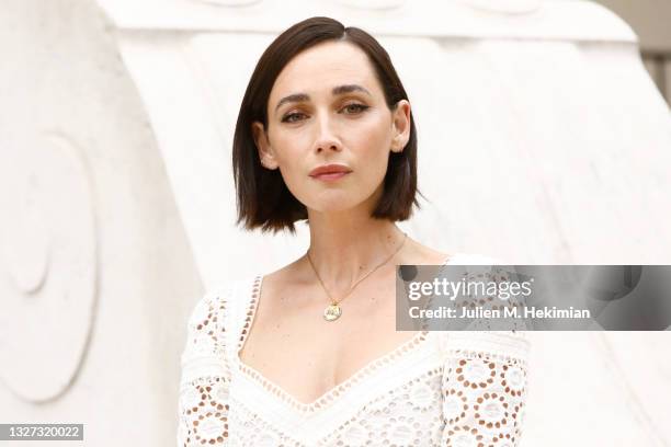 Rebecca Dayan attends the Chanel Haute Couture Fall/Winter 2021/2022 show as part of Paris Fashion Week on July 06, 2021 in Paris, France.