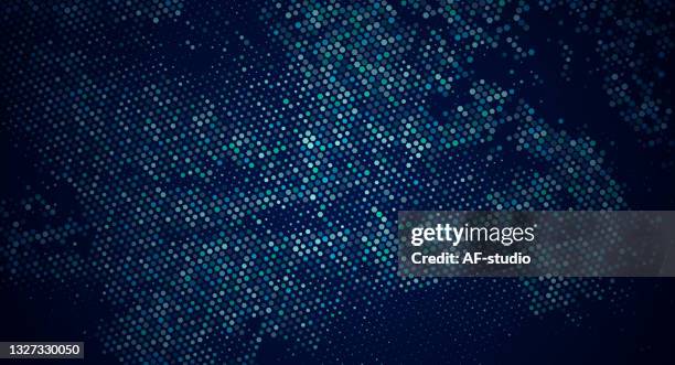 abstract hexagonal blockchain network background - biotechnology investment stock illustrations