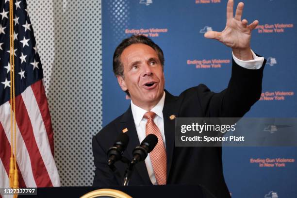 New York Governor Andrew Cuomo declares a state of emergency Tuesday due to the ongoing violence on July 06, 2021 in New York City.The new...