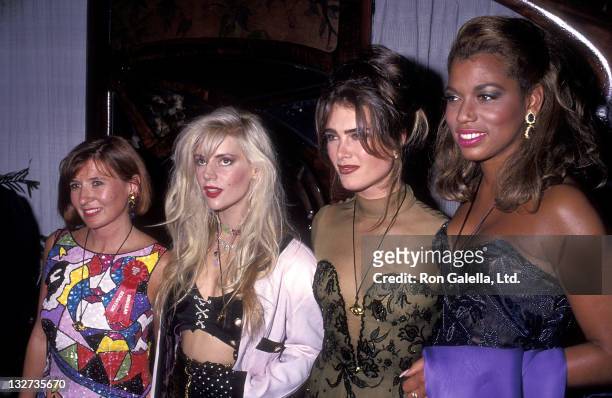 Fashion designer Nicole Miller, musician Phoebe Legere, actress Brooke Shields and TV personality Rolonda Watts attend the Second Annual Singular...