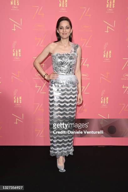 Marion Cotillard attends the opening ceremony gala dinner of the 74th annual Cannes Film Festival on July 06, 2021 in Cannes, France.