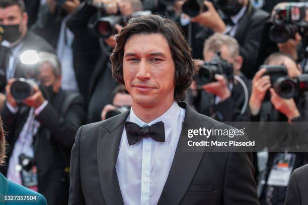 Actor Adam Driver attends the "Annette" screening and opening ceremony during the 74th annual Cannes Film Festival on July 06, 2021 in Cannes, France.