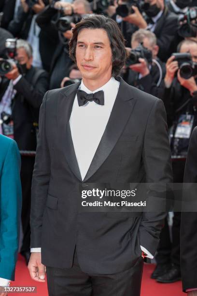 Actor Adam Driver attends the "Annette" screening and opening ceremony during the 74th annual Cannes Film Festival on July 06, 2021 in Cannes, France.