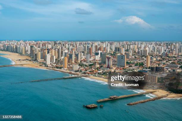 fortaleza, capital of the state of ceara - fortaleza ceará state stock pictures, royalty-free photos & images