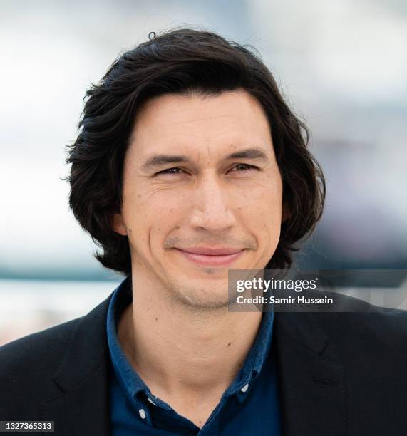 Adam Driver attends the "Annette" photocall during the 74th annual Cannes Film Festival on July 06, 2021 in Cannes, France.