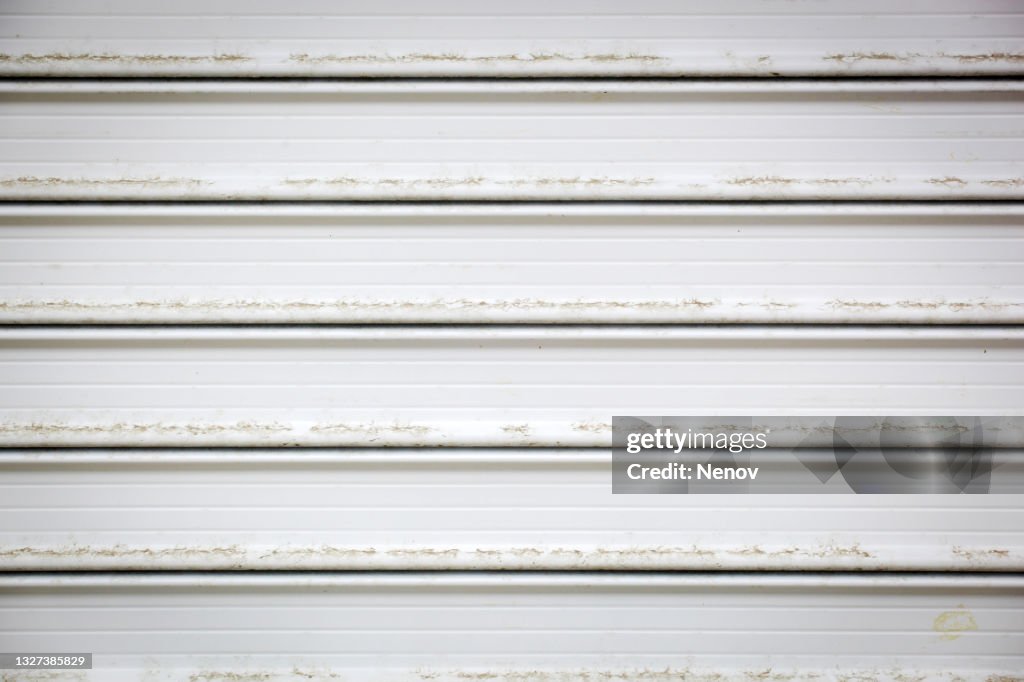 Texture Of Plastic Cladding In Construction