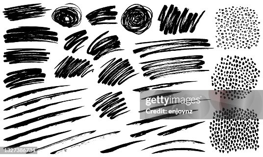 Hand drawn pen texture patterns Hand drawn pen texture patterns