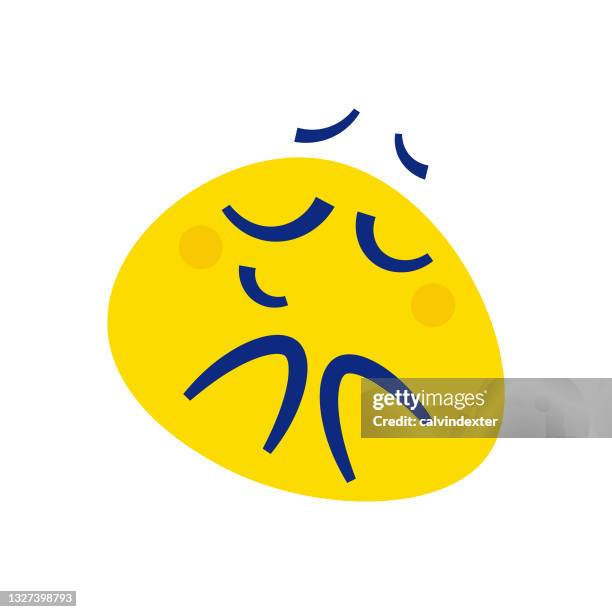 emoticon hugging face - meet expectations stock illustrations