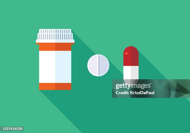 pills - prescription medicine stock illustrations