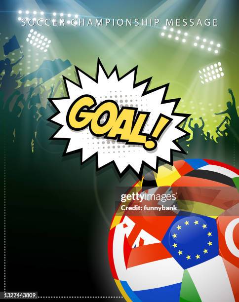 soccer final message - germany v france semi final uefa euro 2016 stock illustrations