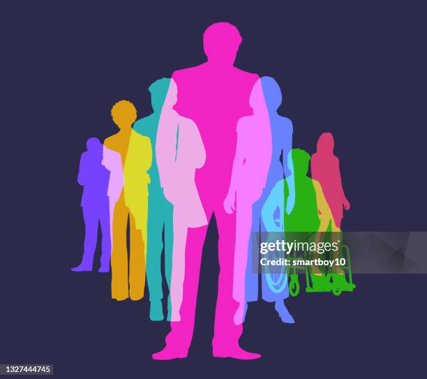 professional or business people - community collage stock illustrations