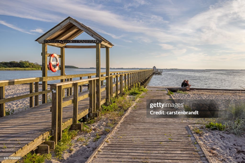 Denmark's longest bathing pier