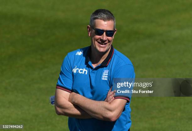 England managing director of England men's cricket Ashley Giles pictured during nets ahead of the 1st ODI between England and Pakistan at Sophia...