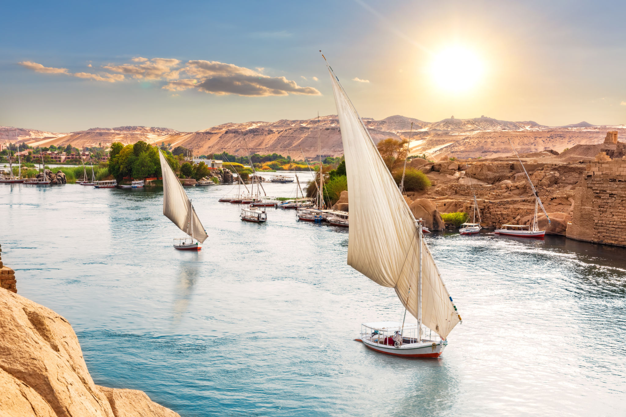 felucca nile river